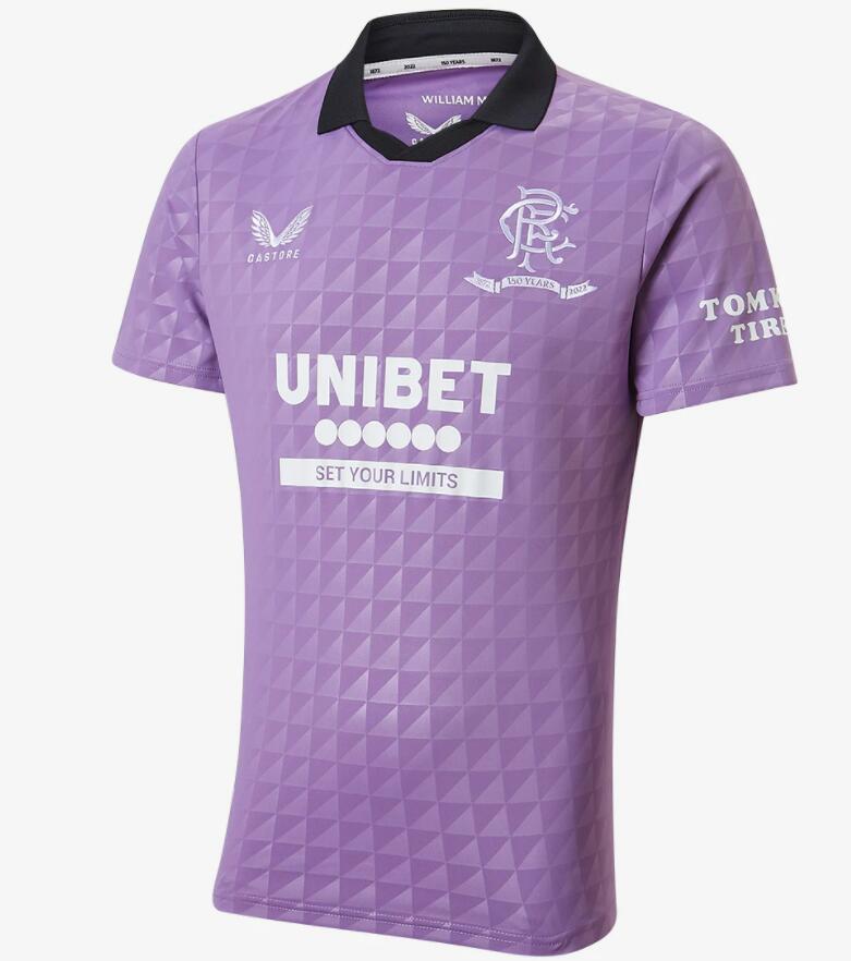 2021/22 Glasgow Rangers Football Kit Third Soccer Jersey